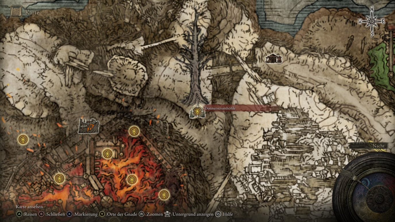 Elden Ring Donnerstromhöhle, Boss Spross der Fäulnis Eurogamer.de